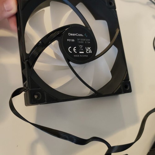 DeepCool FC120 ARGB 120mm Fan Kit like new, set of 3