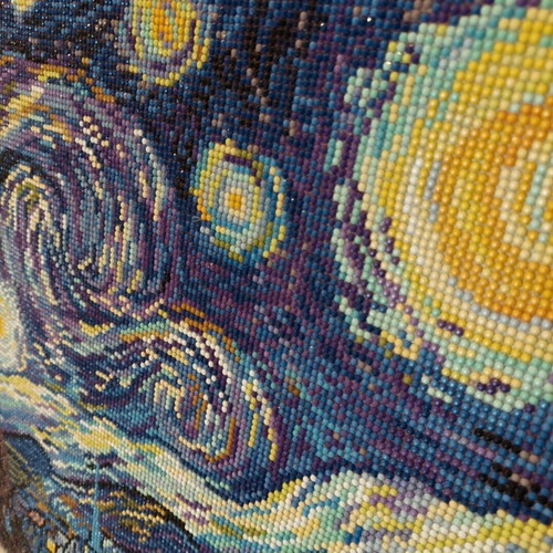 Starry Night Van Gogh Diamond Art Painting New Handmade 50x40