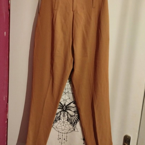 BSB fabric pants brown like new, size L