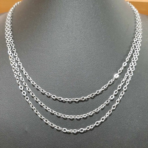 Stainless steel 316L necklace new, silver color, no 4