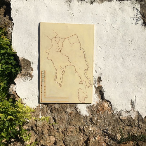 Map of Ancient Laconia and Pausanias' Travels new, Greek
