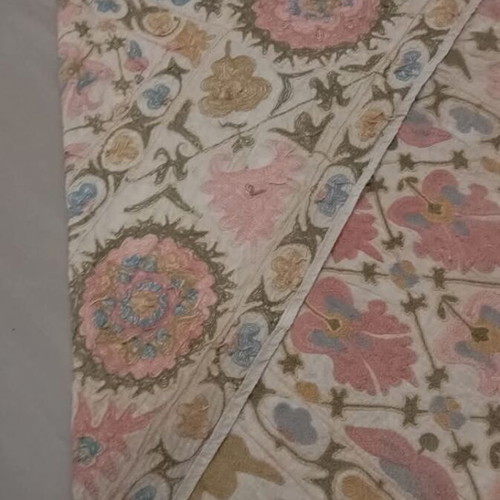 Tablecloth with chain stitch new, size 1.43x0.83