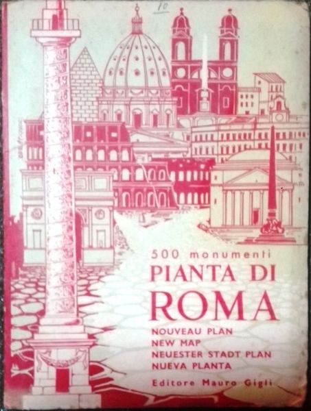  500 Monumenti Pianta di Roma (chartis)