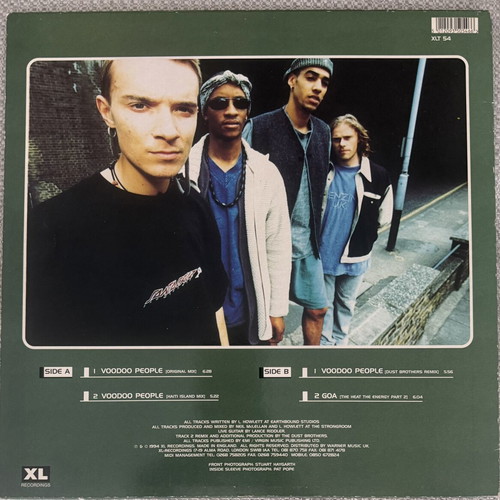 The Prodigy Voodoo People vinyl record used, 1994 UK