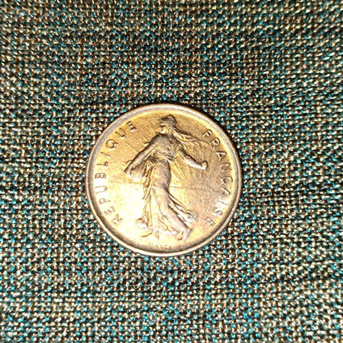 France 5 Francs Coin used