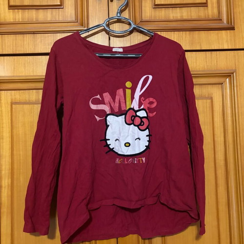 Oysho pajama top used, red, size XL