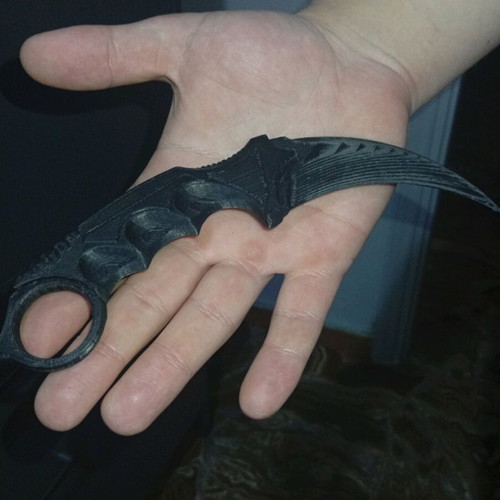 Karambit CS decorative plastic knife new