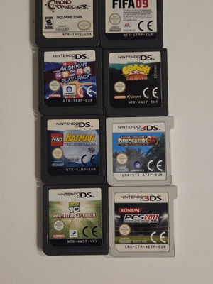 Nintendo 3DS and DS game cartridges like new, various titles