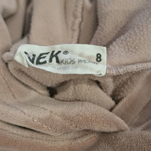 Nek kid's velour hoodie for 8 years used, rotten apple color
