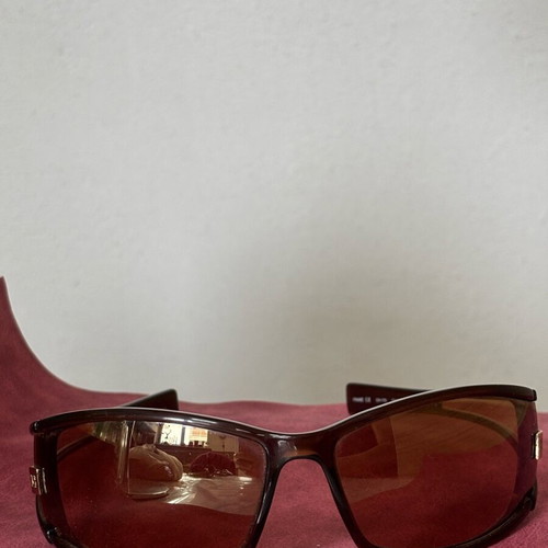 Carolina Herrera sunglasses used, black and brown
