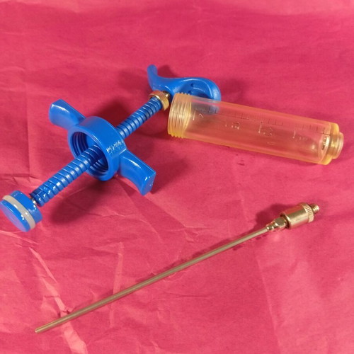 Metal precision syringe 20ml like new