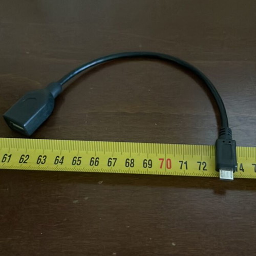 Micro USB to USB Female Cable 10 cm like new