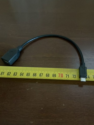 Micro USB to USB Female Cable 10 cm like new