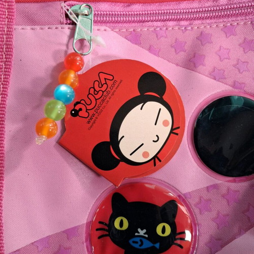 Vintage Pucca "Funny Love Story" Messenger Bag New Shoulder