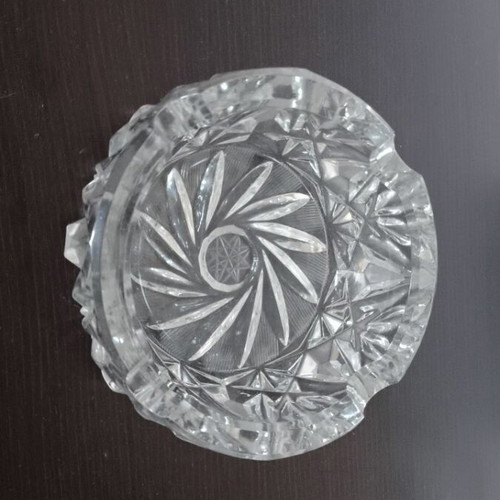 Crystal ashtray like new