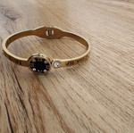 Roman numeral gold plated stainless steel watch bracelet like new