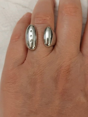 Silver Handmade Hot Diamonds Ring