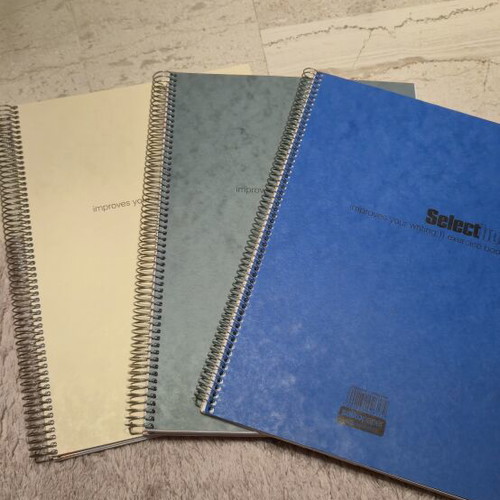 Selectbook Spiral Notebooks A4 Set of 3 new