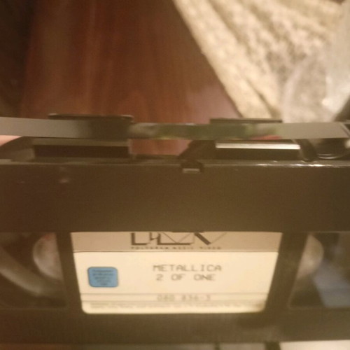 Metallica 2 of One VHS tape like new, metal genre