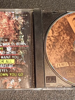 Zero Tolerance Zero For All CD used, 1996 industrial metal