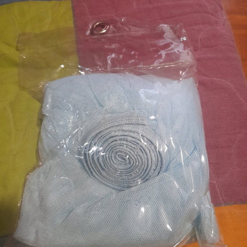 Blue mosquito net new for crib, cradle, stroller