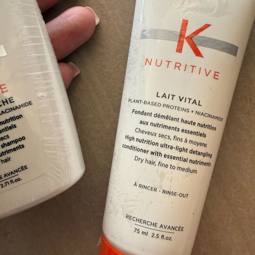 Kérastase Nutritive Bain Satin Shampoo and Lait Vital Conditioner new