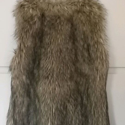 Sakis Rouvas Collection Long Sleeveless Vest like new with front clasp