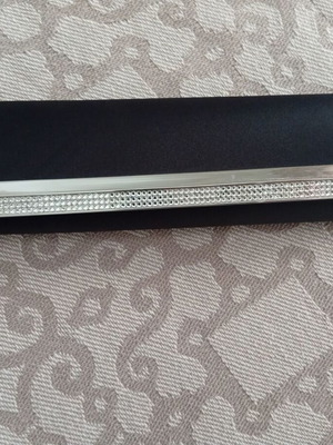 Βραδυνό τσαντάκι χειρός καινούργιο με στρας μαύρο σατέν