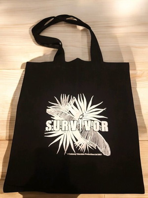 Tote bag fabric shoulder Survivor new, black