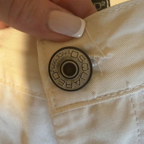 D squared White Men's Pants like new, 100% cotton, size 33, straight fit