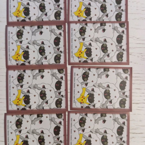 Pokemon Japanese card sleeves new, set of 8 pieces
