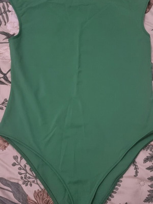 H&M green bodysuit like new, size L