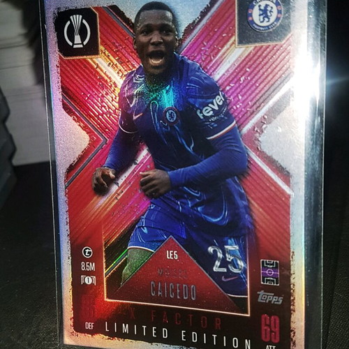 Moices Caicedo Limited Edition Topps Match Attax 2024 like new