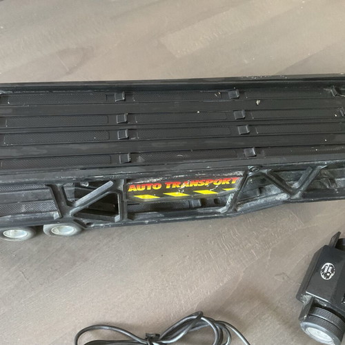 Retro plastic toy truck used from 1997, collectible