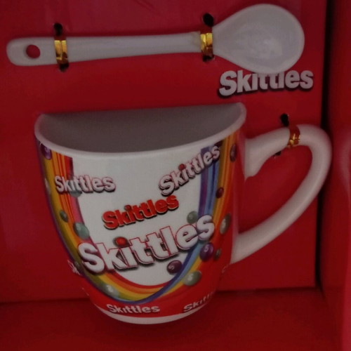 Skittles Coffee Mug new with Spoon