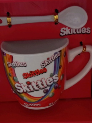 Skittles Coffee Mug new with Spoon