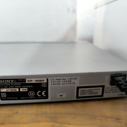 Sony DVP-NS585P CD/DVD player, ασημί
