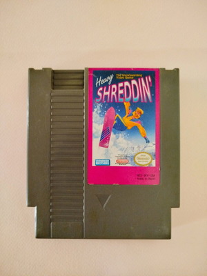 Heavy Shreddin' NES game used