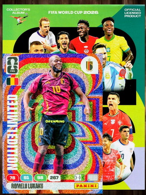 Κάρτα Lukaku limited FIFA World Cup 2026 Adrenalyn XL Belgium καινούργιο