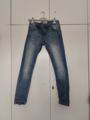 Terranova skinny τζιν παντελόνι μεταχειρισμένο, γαλάζιο, μέγεθος S