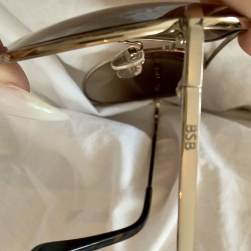 BSB Aviator sunglasses, brown gradient light mirror lenses