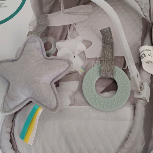 Kinderkraft Unimo 5 in 1 baby recliner like new, stone gray
