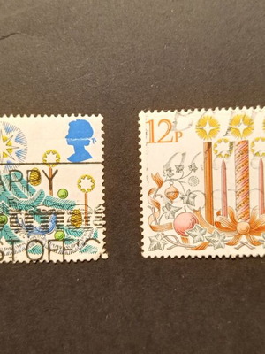 Γραμματόσημα Μ. Βρεττανίας Χριστουγεννιάτικο θέμα μεταχειρισμένα