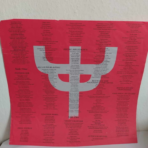 Judas Priest Painkiller LP used, Greek edition 1990