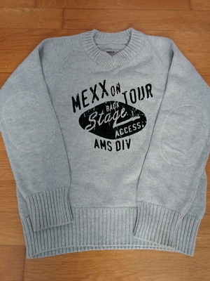 Mexx γκρι παιδικό πλεκτό μπλουζάκι size 110-116 σαν καινούργιο