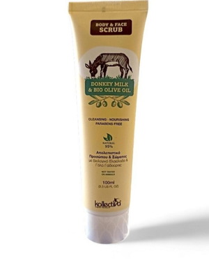 Kollectiva body and face scrub with donkey milk 100ml new