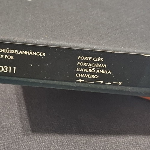Montblanc Meisterstück δερμάτινο μπρελόκ κλειδιών μαύρο και χρυσό