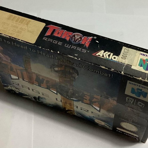Nintendo 64 Turok Rage Wars new, English version, PAL, with Greek manual