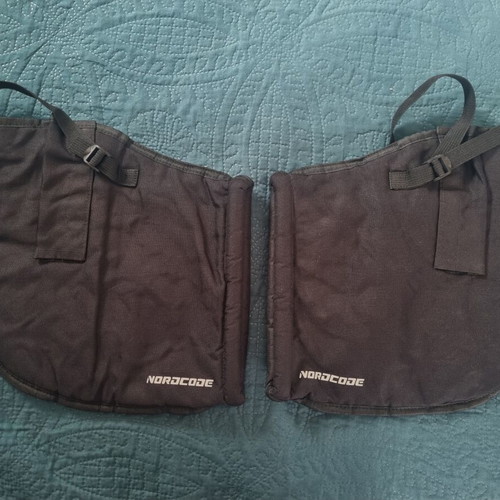 Motorcycle handguards black used protection for hands