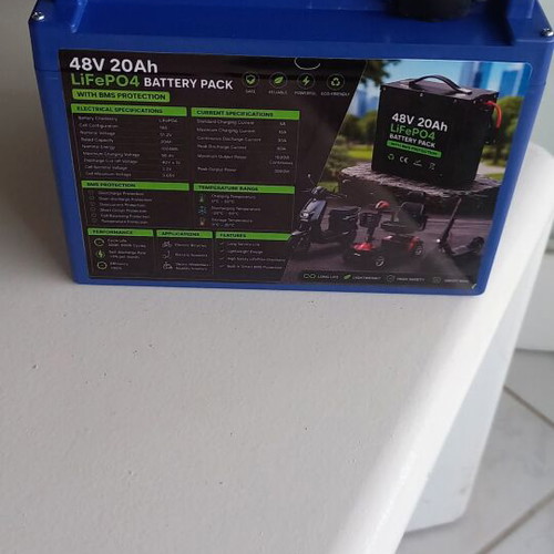 LIFEPO4 Battery 48V 20Ah New with Free Charger